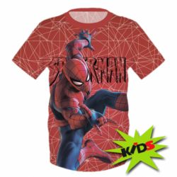 Дитяча 3D футболка Spiderman and logo