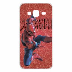 Чохол для Samsung J3 2016 Spiderman and logo - PrintSalon