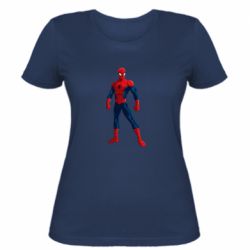 Женская футболка Spiderman in costume - PrintSalon