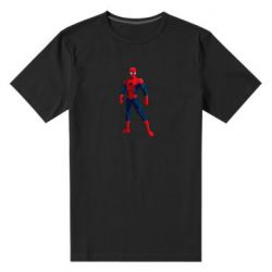 Мужская футболка премиум Spiderman in costume - PrintSalon