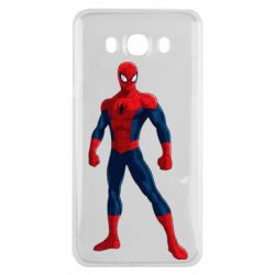 Чехол для Samsung J7 2016 Spiderman in costume - PrintSalon