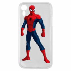 Чехол для iPhone XR Spiderman in costume - PrintSalon