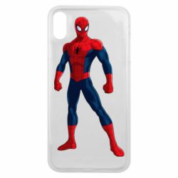 Чехол для iPhone Xs Max Spiderman in costume - PrintSalon
