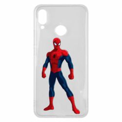 Чехол для Huawei P Smart Plus 2018 Spiderman in costume - PrintSalon