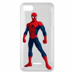 Чехол для Xiaomi Redmi 6A Spiderman in costume - PrintSalon