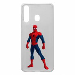 Чехол для Samsung A60 Spiderman in costume - PrintSalon