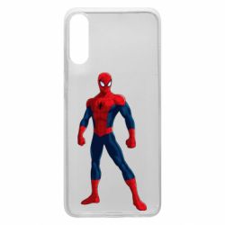 Чехол для Samsung A70 Spiderman in costume - PrintSalon