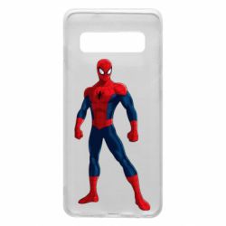 Чехол для Samsung S10 Spiderman in costume - PrintSalon