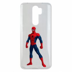 Чехол для Xiaomi Redmi Note 8 Pro Spiderman in costume - PrintSalon
