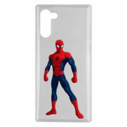 Чехол для Samsung Note 10 Spiderman in costume - PrintSalon
