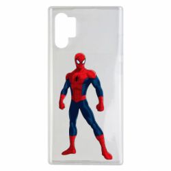 Чехол для Samsung Note 10 Plus Spiderman in costume - PrintSalon