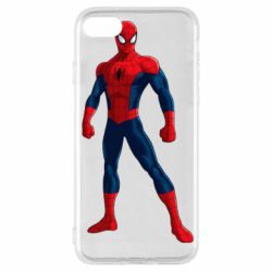 Чехол для iPhone SE 2020 Spiderman in costume - PrintSalon