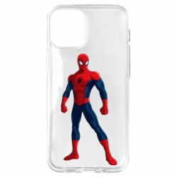 Чехол для iPhone 12 mini Spiderman in costume - PrintSalon