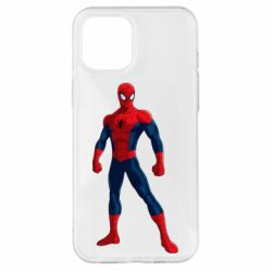 Чехол для iPhone 12 Pro Max Spiderman in costume - PrintSalon