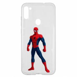 Чехол для Samsung A11/M11 Spiderman in costume - PrintSalon