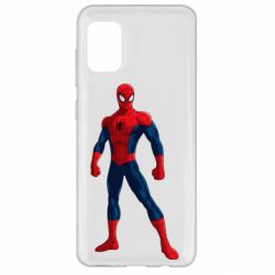 Чехол для Samsung A31 Spiderman in costume - PrintSalon