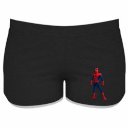 Женские шорты Spiderman in costume - PrintSalon