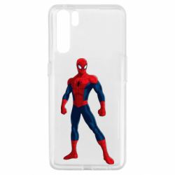 Чехол для Oppo A91/Reno3 Spiderman in costume - PrintSalon