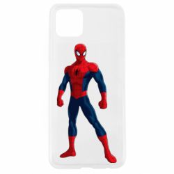 Чехол для Oppo A92s Spiderman in costume - PrintSalon