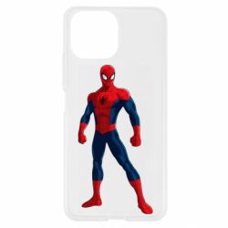 Чехол для Xiaomi Mi11 Lite Spiderman in costume - PrintSalon