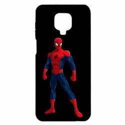 Чехол для Xiaomi Redmi Note 9S/9Pro/9Pro Max Spiderman in costume - PrintSalon