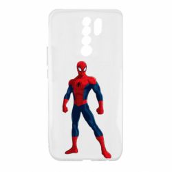 Чехол для Xiaomi Redmi 9 Spiderman in costume - PrintSalon