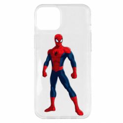 Чехол для iPhone 14 Plus Spiderman in costume - PrintSalon
