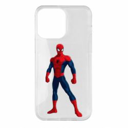 Чехол для iPhone 14 Pro Max Spiderman in costume - PrintSalon