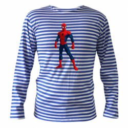 Тельняшка с длинным рукавом Spiderman in costume - PrintSalon