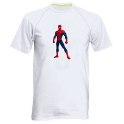 Мужская футболка для спорта Spiderman in costume - PrintSalon