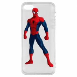 Чехол для iPhone5/5S/SE Spiderman in costume - PrintSalon