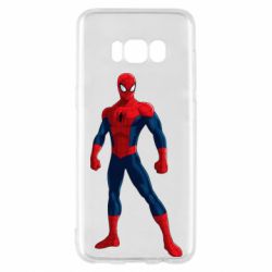 Чехол для Samsung S8 Spiderman in costume - PrintSalon