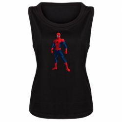 Женская майка Spiderman in costume - PrintSalon