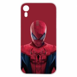 Чехол для iPhone XR Spiderman low poly - PrintSalon