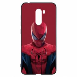 Чехол для Xiaomi Pocophone F1 Spiderman low poly - PrintSalon