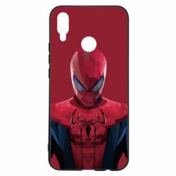 Чехол для Huawei P Smart Plus 2018 Spiderman low poly - PrintSalon