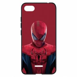 Чехол для Xiaomi Redmi 6A Spiderman low poly - PrintSalon