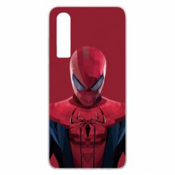 Чехол для Huawei P30 Spiderman low poly - PrintSalon