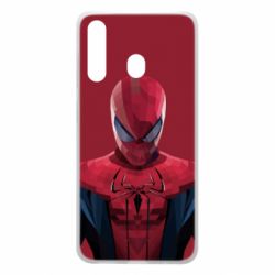 Чехол для Samsung A60 Spiderman low poly - PrintSalon