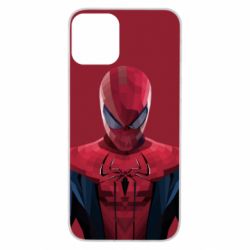 Чехол для iPhone 11 Spiderman low poly - PrintSalon