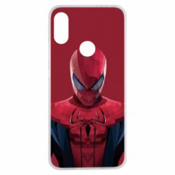 Чехол для Xiaomi Redmi Note 7 Spiderman low poly - PrintSalon