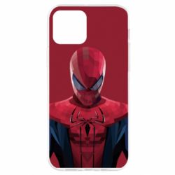 Чехол для iPhone 12 Pro Spiderman low poly - PrintSalon