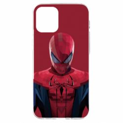 Чехол для iPhone 12 mini Spiderman low poly - PrintSalon