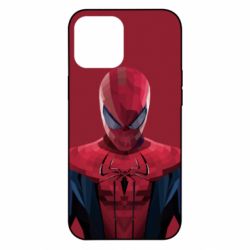 Чехол для iPhone 12 Pro Max Spiderman low poly - PrintSalon