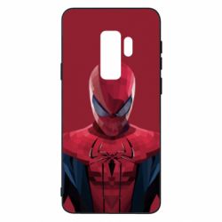 Чехол для Samsung S9+ Spiderman low poly - PrintSalon