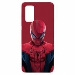 Чехол для Samsung A32 4G Spiderman low poly - PrintSalon