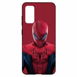 Чехол для Samsung S20 Spiderman low poly - PrintSalon