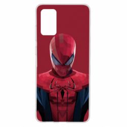 Чехол для Samsung S20+ Spiderman low poly - PrintSalon