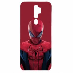 Чехол для Oppo A5/A9 2020 Spiderman low poly