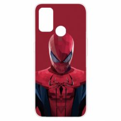 Чехол для Oppo A53/A32/A33 Spiderman low poly